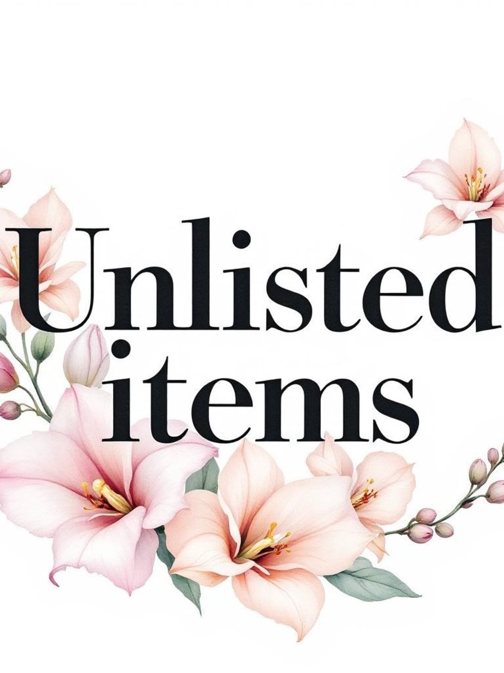 Unlisted Items'